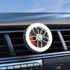 Wheel-shaped Car Air Freshener Auto Air Vent Fragrance Clip Rotatable Tire Fragrance Clips Decor Car Accessories Ornament