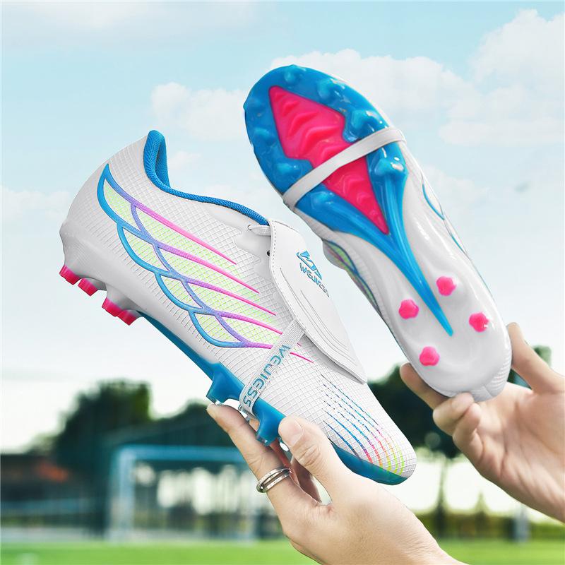 New low-top football shoes, men's and children's broken nails, artificial turf long nails, student competition training shoes, non-slip