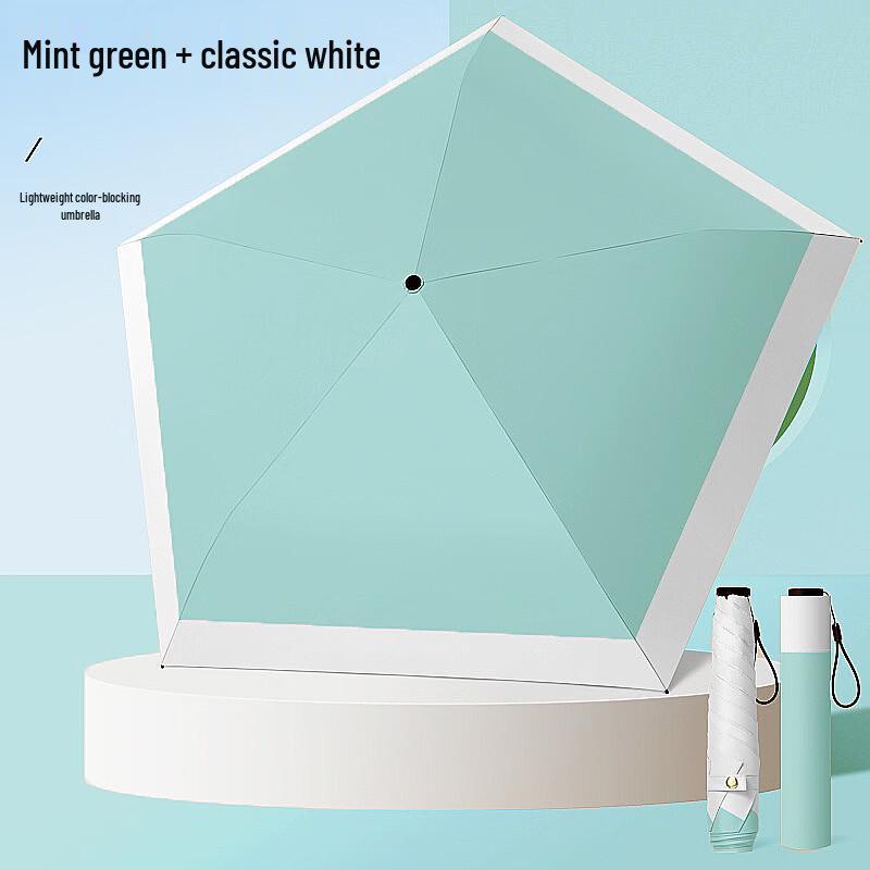 Handun Ultralight 3-Fold Portable Sun & Rain Umbrella