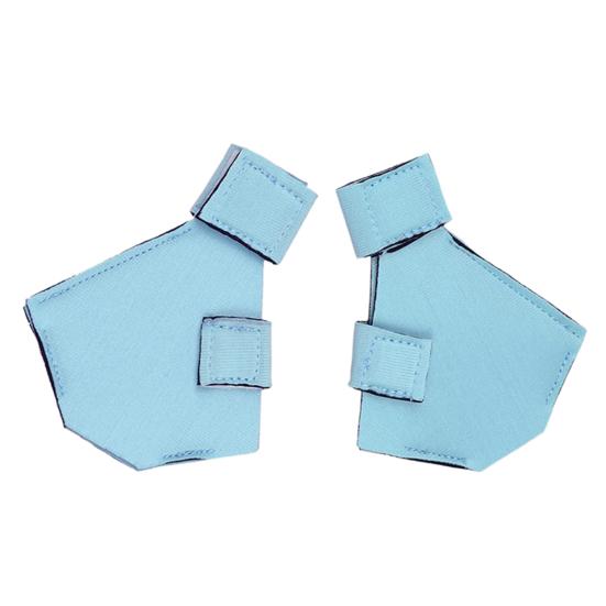 

1 пара защитной обуви для уток, дышащая удобная тканевая обувь с открытым носком и птицей L синий