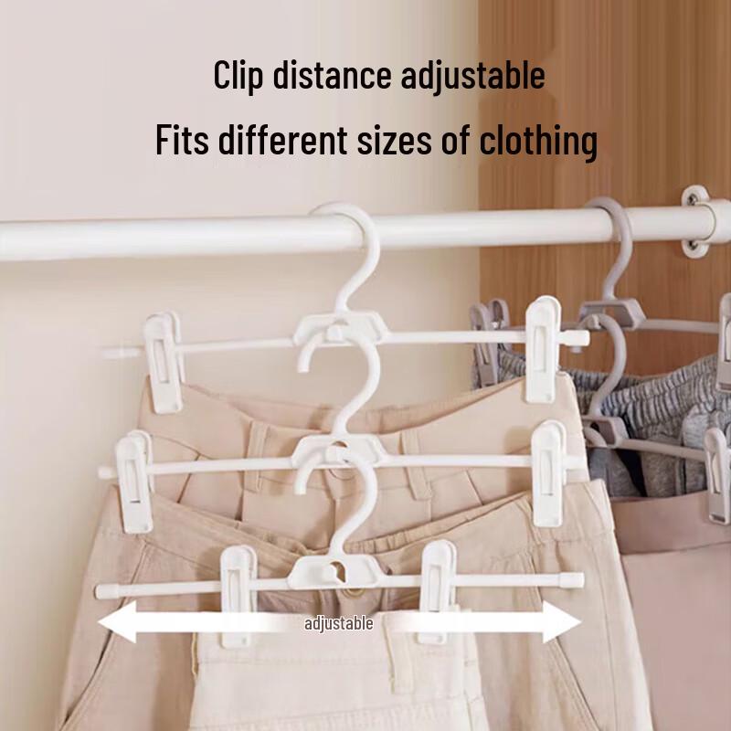 Adjustable Anti-Slip Trousers & Skirt Hanger Clips