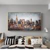 Abstract City Landscape Cavans Painting Modern Posters and Prints Wall Graffiti Art Picture for Living Room Home Decor Cuadros