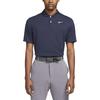Men's Dri Fit Polo Shirts Men's Marine Blue Polo Collar Moderate Other