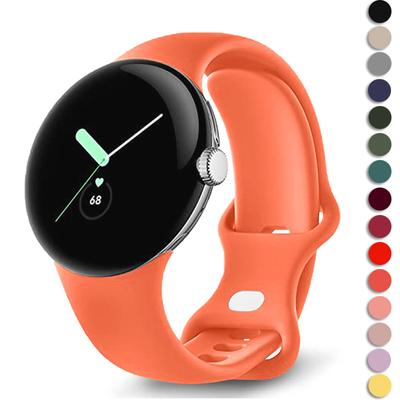 Correa de Silicona Sin Huecos Para Google Pixel Watch Smartwatch Pulsera de Muñeca Correa Accesorios Cinturón para Pixel Watch Banda Deportiva Activa