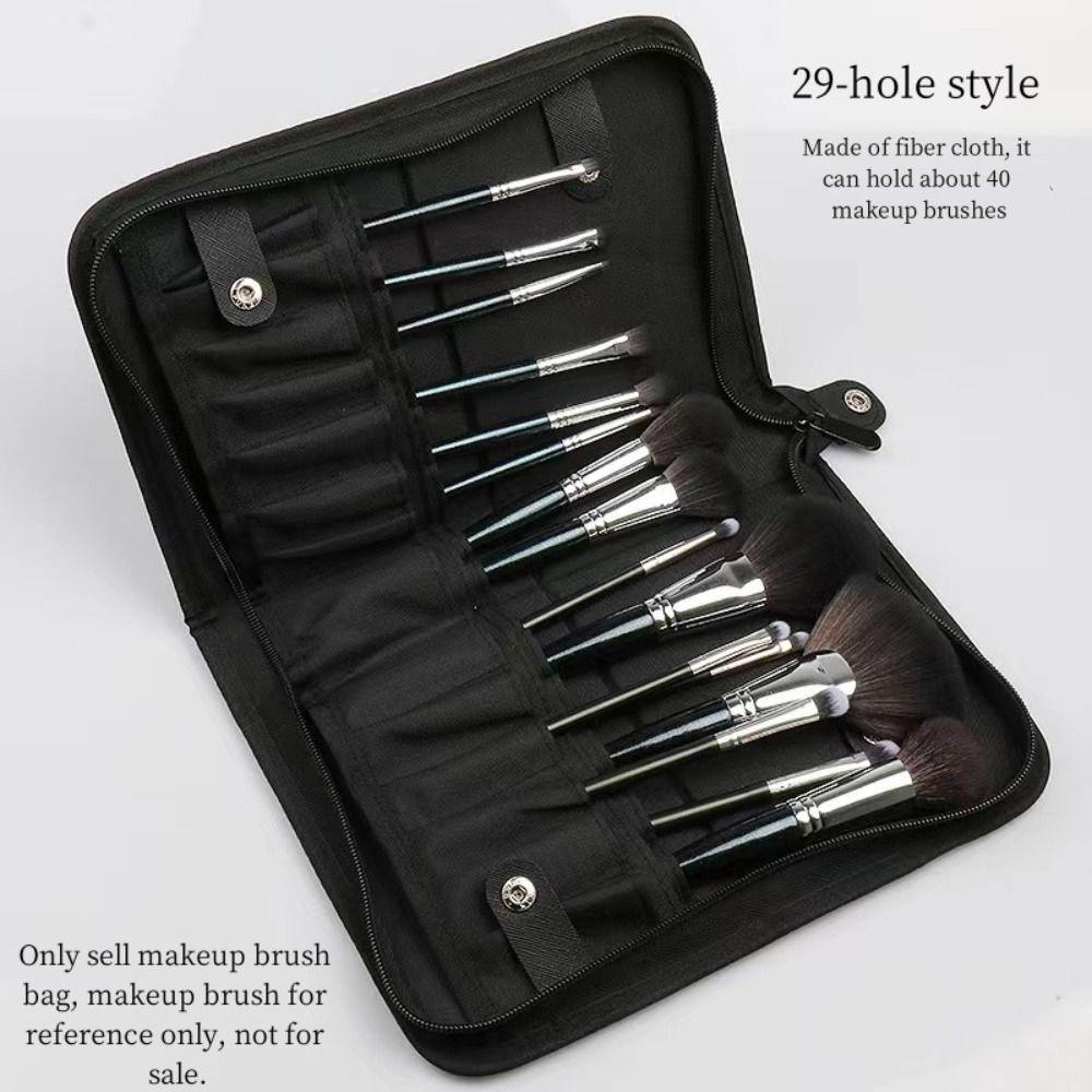 Standable Makeup Brush Holder Portable Cosmetic Brush Protective Case Makeup Tools Carrier