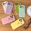 High-Grade Solid Color Ring Holder Phone Case, Compatible with iPhone 14/13 and Apple Promax Models, Drop-Proof Design