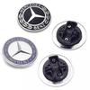 Car Logo Front Engine Hood Emblem Metal Flat Badge Accessories For Mercedes Benz AMG E S C A B Class GLE GLS CLS GLC CLA GLA GLK OY8