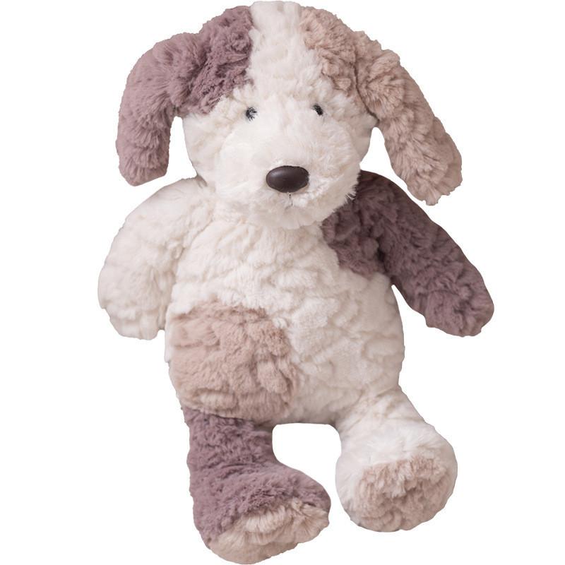 Dog Long Fur Plush Doll Pp Cotton Filled Cuddle Toy For Kids And Gifts Birthday