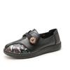 slip resistant shoes for women 2024 new spring ballet flats ladies vintage loafer shoes with string button retro mother flats