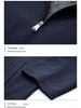 2024 Spring/Autumn High-Quality Lapel Jacket for Middle-Aged and Elderly Men - Fashionable Business Casual Outerwear