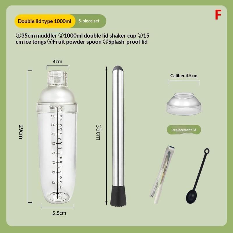 3/5/8Pcs Cocktail Shaker Set Cocktail Shaker And Measuring Jigger Set Drink Mixed Hand Shaker Tools For Bartending And Home Bar
