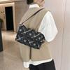 Denim Bag 2025 New Korean Version of Fashion Diamond Small Fragrant Style Women's Casual Shoulder Crossbody Small Square Bag Tide