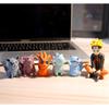 11Pcs/Set Q Version Naruto Anime Figure Childhood Tailed Beast Hisao PVC Action Figures Model Playthings for Children Presents