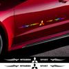 For Mitsubishi Lancer EX Outlander Xl Colt Delica Pajero 1Pc Laser Sticker Car Sticker Glass Sticker Laser Color Car Accessories SX6