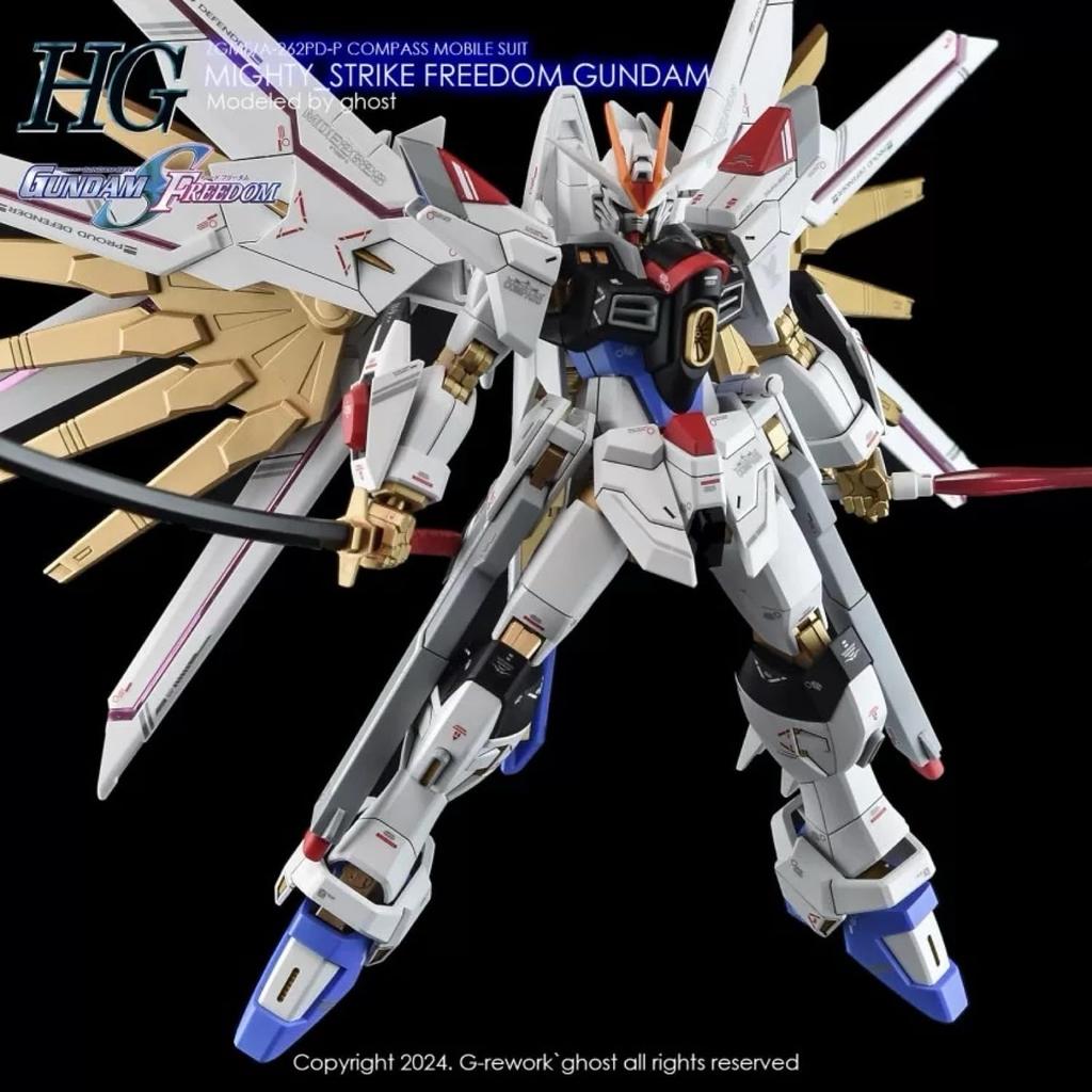 Fluorescent HG RG EG 1144 Robot MS Ensha Detail-Up Water Transfer Decals (for HG 1144 Mighty Strike Freedom Gundam) [Used]