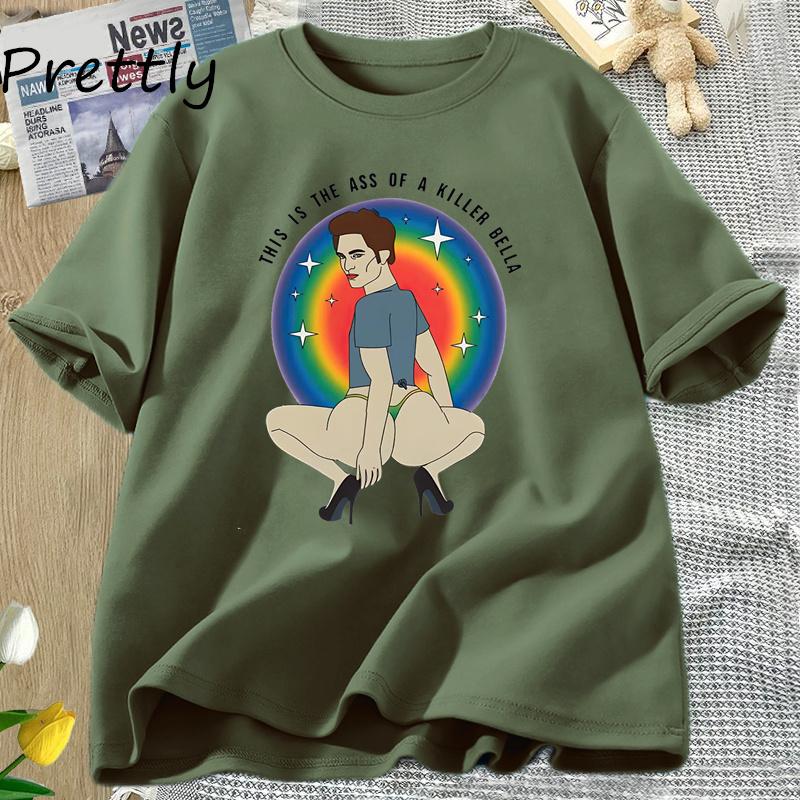 This Is The A.ss of A Killer Bella Tričko Funny Twilight Meme Grafika Trička Robert Pattinson Tričko Unisex Unisex Tričko Streetwear