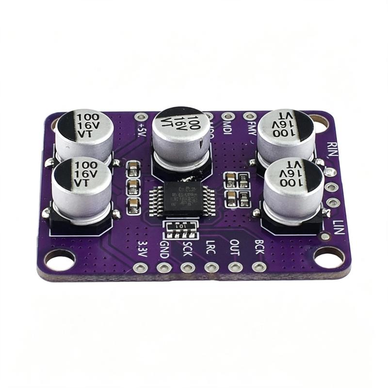1/2Pcs PCM1808 High SNR 105dB Stereo Audio ADC Board 24-bit Amplifier Module for HiFi Sound System Modification