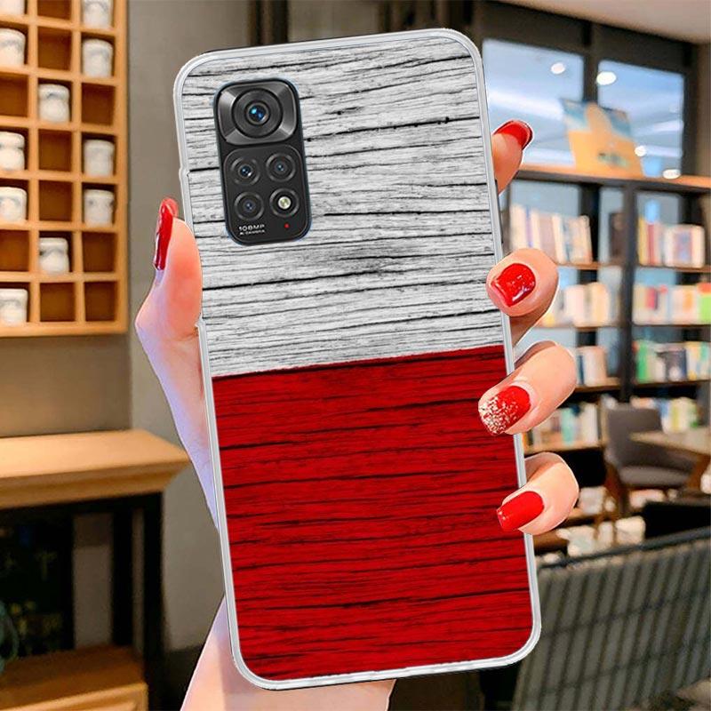 Poland Flag Cover Phone Case For Xiaomi Redmi Note 15 14 13 12 11 10 Pro Plus 14S 12S 11S 11T 11E 10S Soft Fundas Shell Redmi No