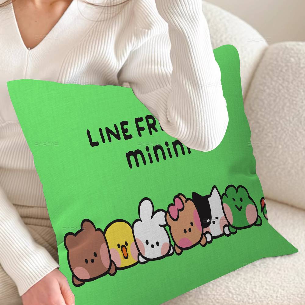 L-LINEF R-RIENDS Cushion Cover Decorative Pillow Sofa Home Decor case pillow cases