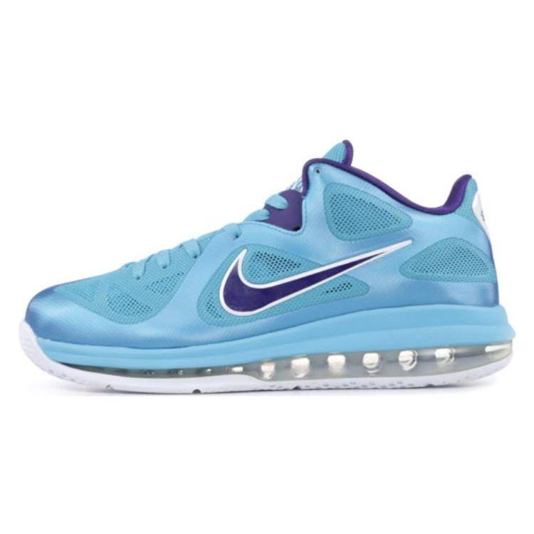 

Мужские кроссовки Nike LeBron 9 Low Summit Lake Hornets Синие, бирюзовые, синие, фиолетовые, белые 510811-400