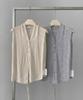Baseukala Bella V-Neck Linen Sleeveless Knit (2Colors)