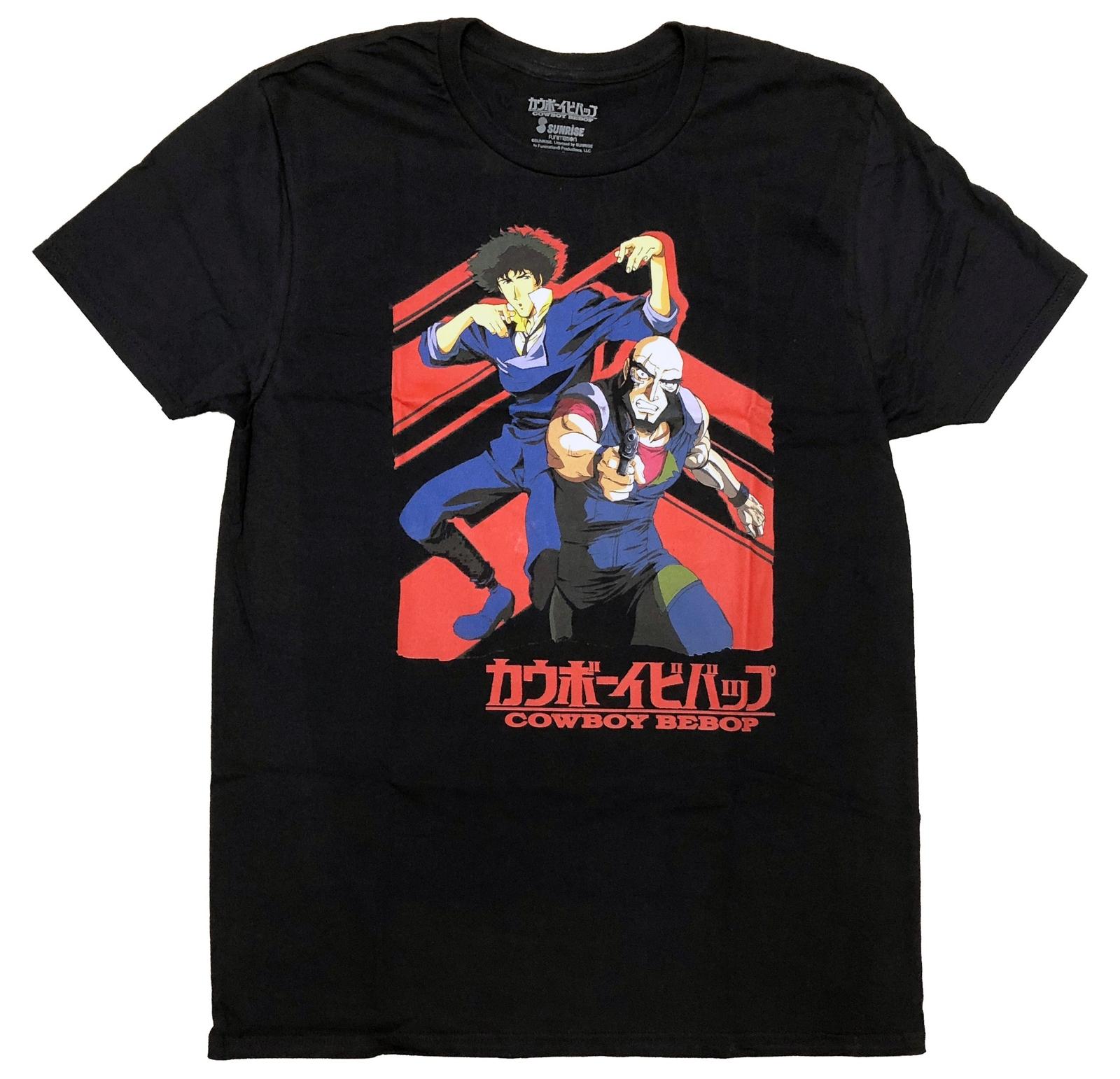 Cowboy Bebop Jet and Spike Space Opera Anime Adult T-shirt XL