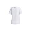 Adidas T Shirts Women's White Crew Neck Moderate Straight Fit GJ9022