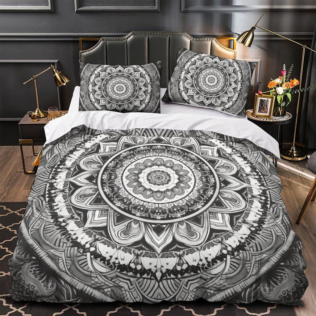 3D Digital Printing Bedding Two Or Three-Piece Set Bohemian Series Polyester