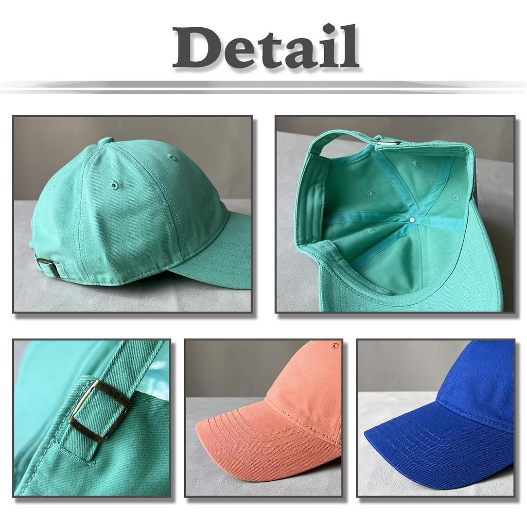 Hat Cap Y2K Plain Simple Casual Couple Look Outdoor Men Women CZ265 [White Fang] (Light Green)