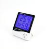 Hygrometer Thermometer Temperature Humidity Meter Alarm Clock Calendar Tester with LCD Screen for Eyelash Extensions