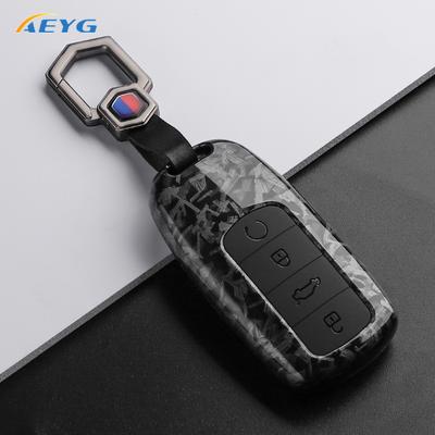 Carbon Fiber Abs Car Key Case Cover For Chery Tiggo 8 Plus 8 Pro 7 Pro Arrizo 5 Plus Protected Holder Fob Accessories Bag