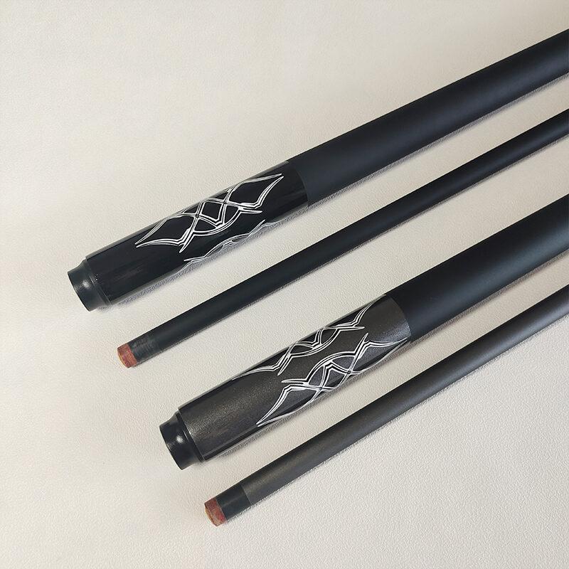 Carbon Fiber Billiard Cue Stick 13MM 9-Ball 1/2 Split Cue Stick147cm 19OZ Straight Non-Slip Sweat Absorption Pool Cue with Case and Freebies