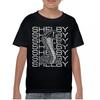 Vintage Gestapeltes Shelby Cobra Jugend Kinder Jungen T-Shirt GT500 Mustang Angetrieben von Ford Kinder