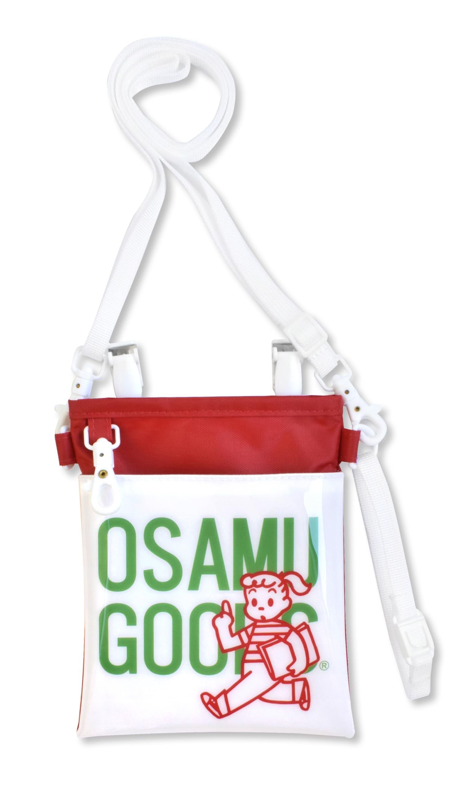 

Osamu Goods 3WAY Soft Pen Pouch Osamu Red [St.Lady s]