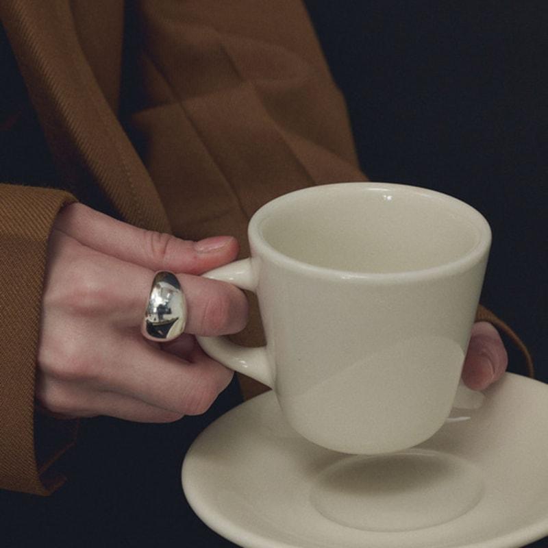 viollina [Custom-made] Bold Silver Ring