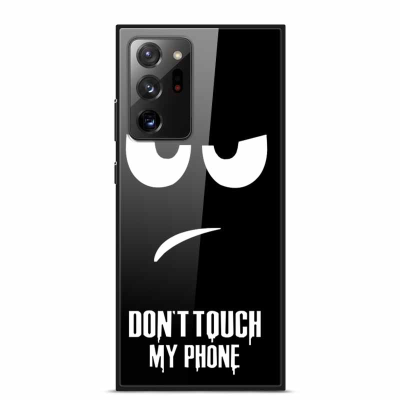Glass Back Cover For Samsung Note 20 Ultra Case Tempered Glass Case For Samsung Galaxy S21 Ultra Case S 21 Note20 Ultra Funda
