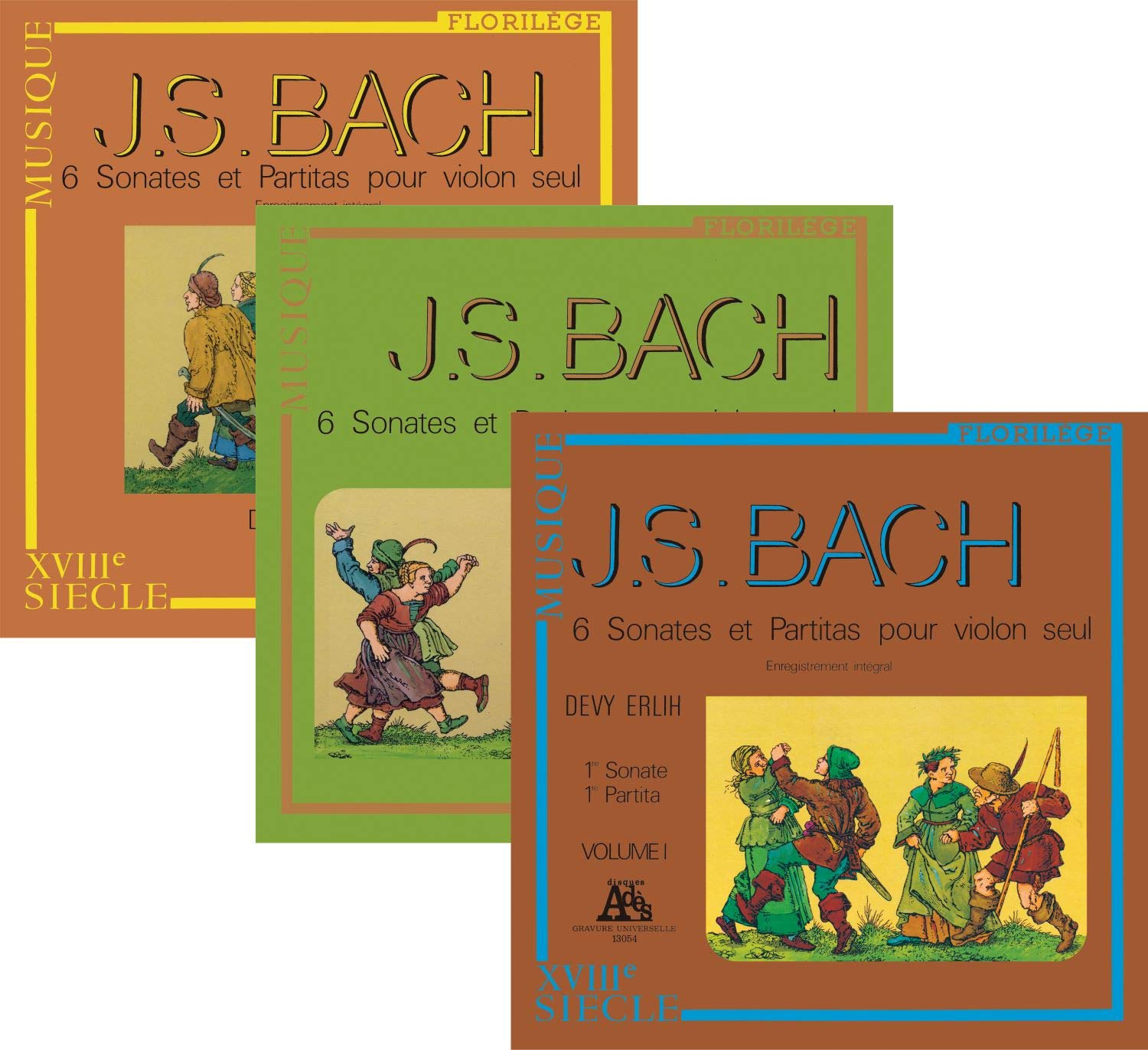 

J.S. Bach: All Sonatas and Partitas for Unaccompanied Violin / Dovi Elly (J.S.Bach: Sonatas and Partitas for Solo Violin) [3LP] [Import] [Japanese