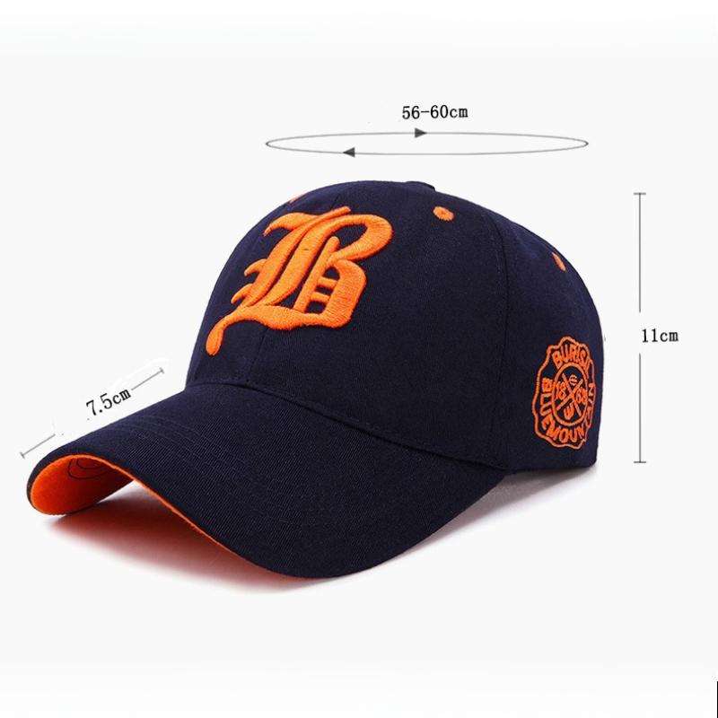 Baseballkappe Baumwolle Stickerei Snapback-Mütze Unisex Hip Hop Urban Street Style Dad Hat Lässige Sport-Sonnenblende Kappe Mode Sport Tägliche Mütze Streetwear