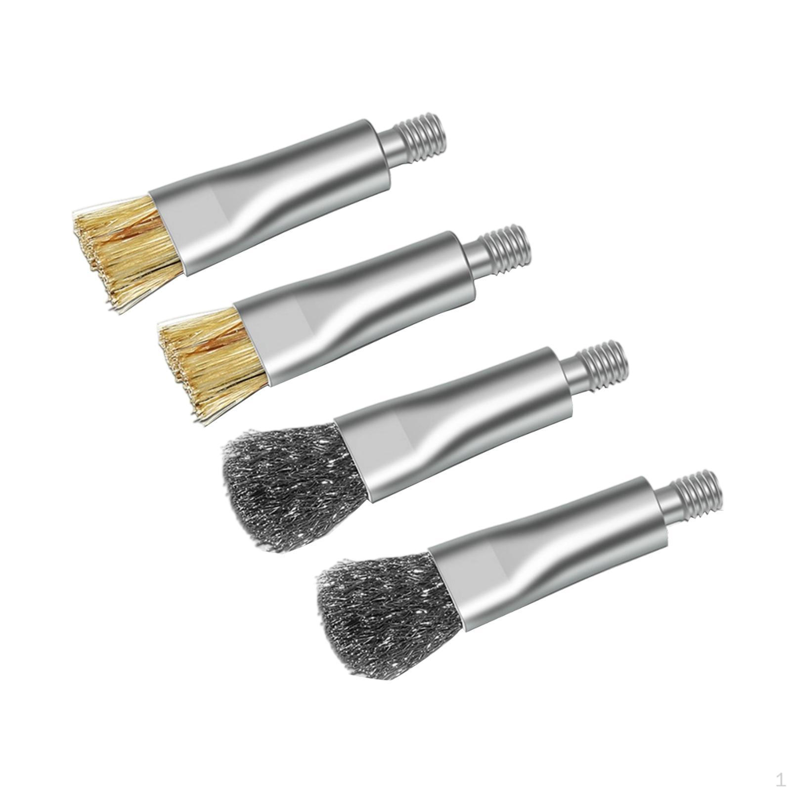 

4 Pieces Antistatic Brush Replacement Head Phone Motherboard Cleaning Professional Lightweight