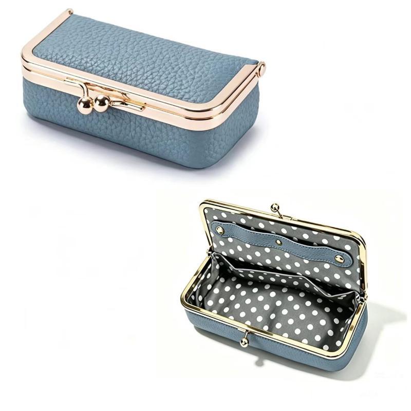 Womens Kiss Lock Jewelry Organizer Multifunctional Glasses Case Travel Essential Lipstick And Cosmetic Organizer