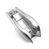 9L 2.4 Gallon Chrome Motorcycle Universal Gas Fuel Tank For Cafe Racer Custom