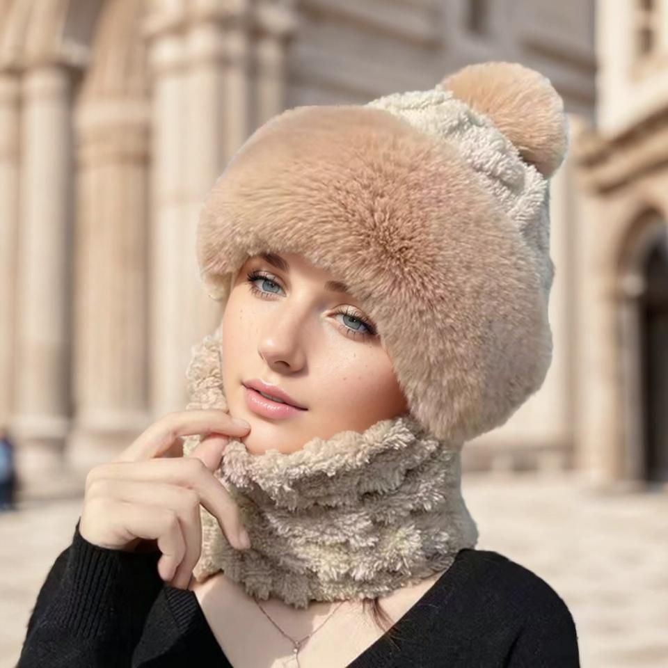 

Durable And Safe Loogdeel Neck Warmer Face Mask Windproof Hat Head Multifunctional Skiing Caps Winter One-Piece Fleece Beanie Hat Scarf Mask
