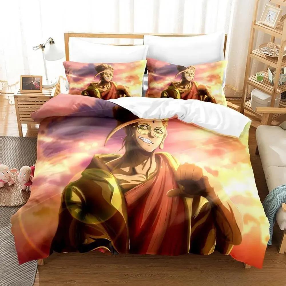 Record of Ragnarok Sängklädesset Enkelt Twin Full Queen King Size Sängset Vuxen Barn Sovrum Påslakanset 3D Anime Lakan Set