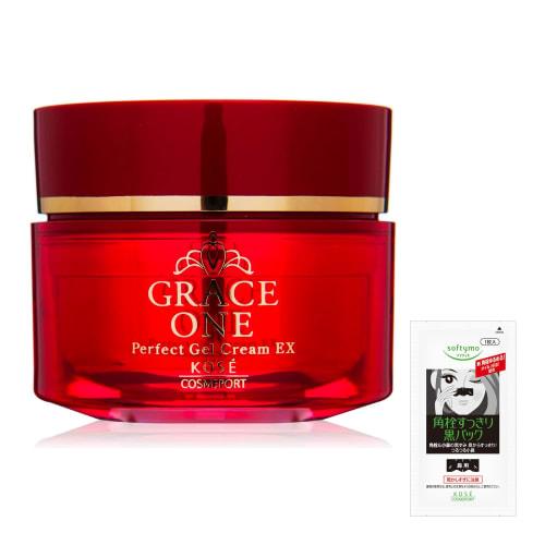 

KOSE Grace One All-in-one Rich Repair Gel EX 100 г + 1 упаковка тампонов для носа с бонусом [.co.jp limited]