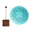 Steel Tongue Drum 4/6 Inch 8/9 Tone Rain Drum for Outside Garden Sound Healing Musical Instruments for Adults Kids Mini Handpan Drums for Meditation