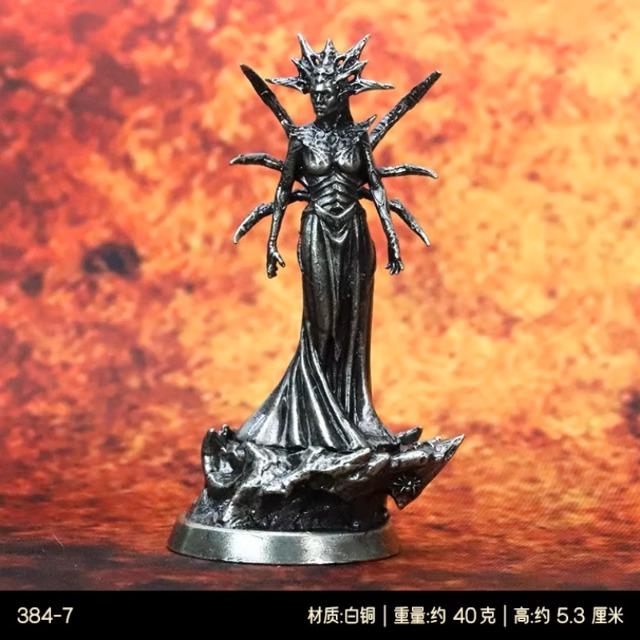 Fantasy RPG Metal Miniatures Holy Light Heroes Vs Shadow Undead Paintable Tabletop Game Figures War Chess Model Tabletop Game