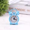 Classic Bell Mini Alarm Clock Quartz Movement Bedside Night Analog Clock