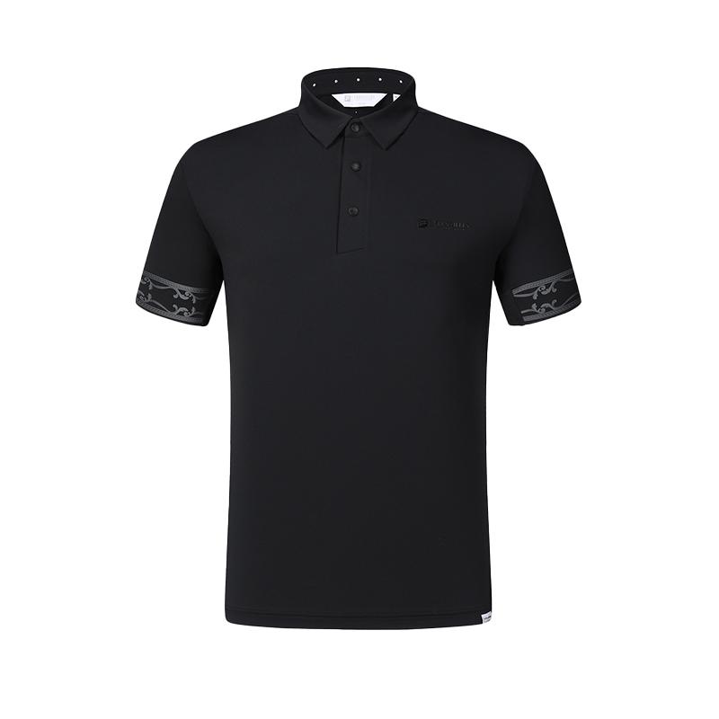 

New FILA Polo Shirts Men s Black A11M425112FBK 180/100A/XL