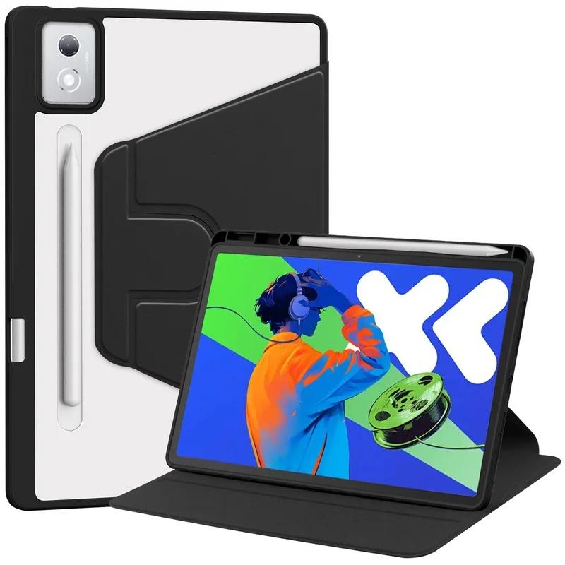 

Для чехла Xiaoxin Pad Pro 12 7 TB375FC Акриловая вращающаяся подставка Планшет Funda Для Tab P12 12,7 дюйма TB371FC Xiaoxin Pro12.7 2025 чёрный