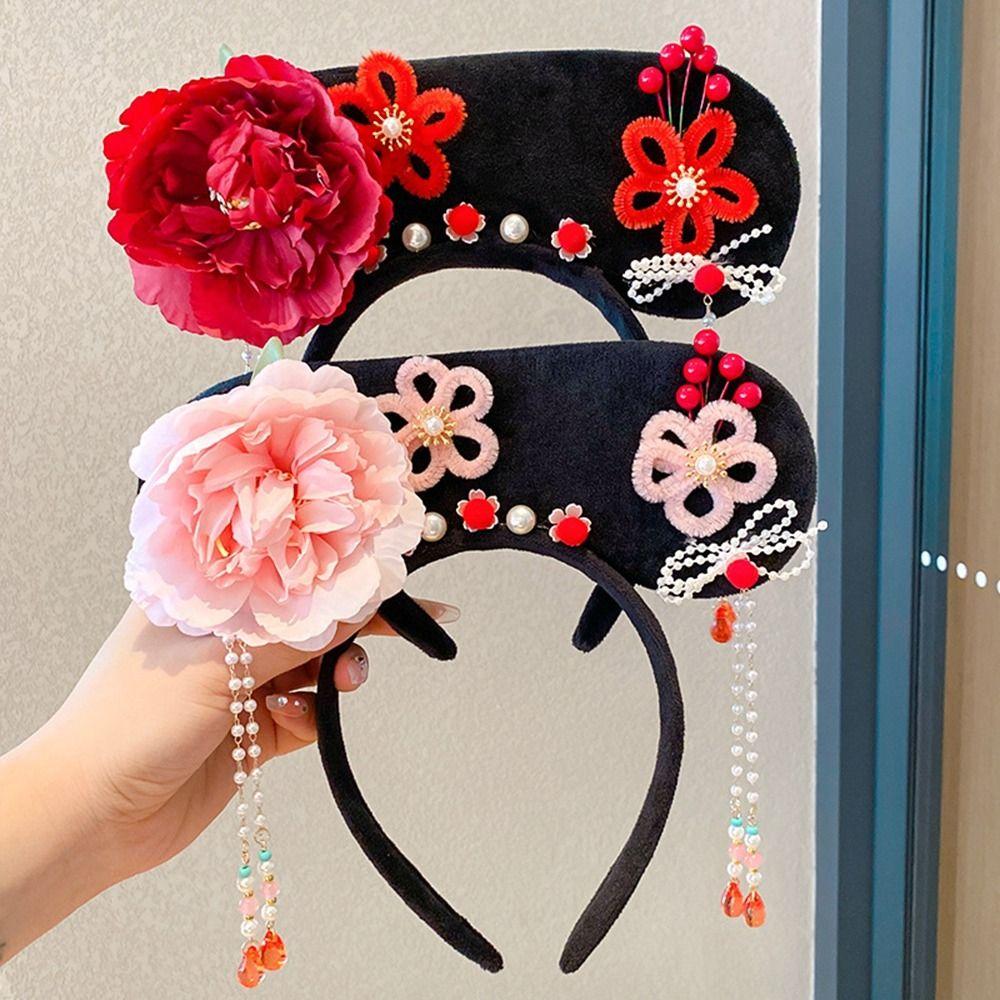 Perle Chinesischer Stil Kopfschmuck Schleife Hanfu Haarspange Retro Antiker Stil Stirnband Frauen